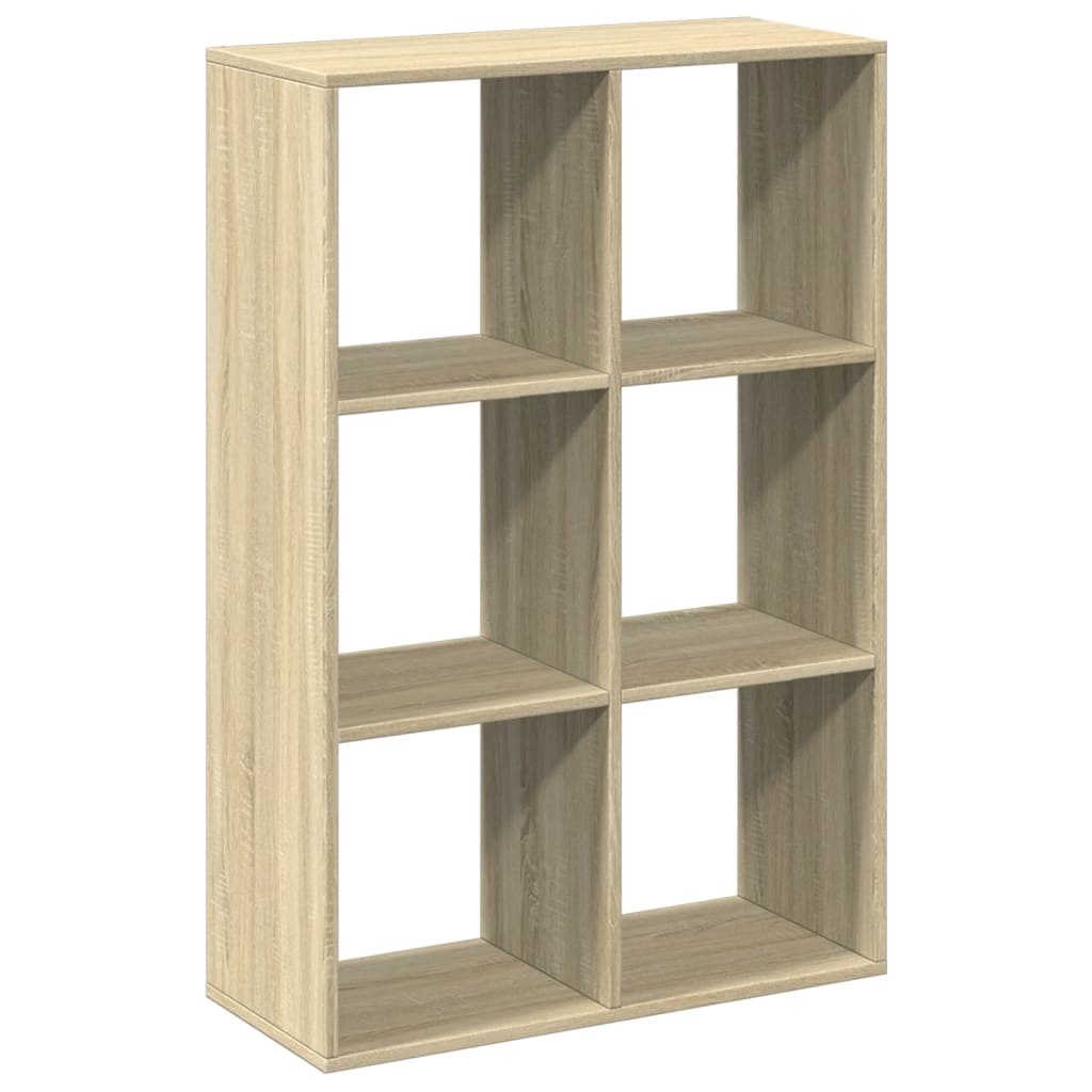 VidaXL Kamerscherm / boekenkast 69,5x29x103,5 cm hout sonoma eiken
