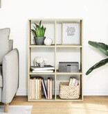 VidaXL Kamerscherm / boekenkast 69,5x29x103,5 cm hout sonoma eiken