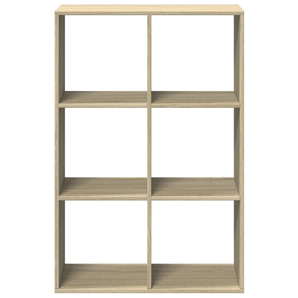 VidaXL Kamerscherm / boekenkast 69,5x29x103,5 cm hout sonoma eiken