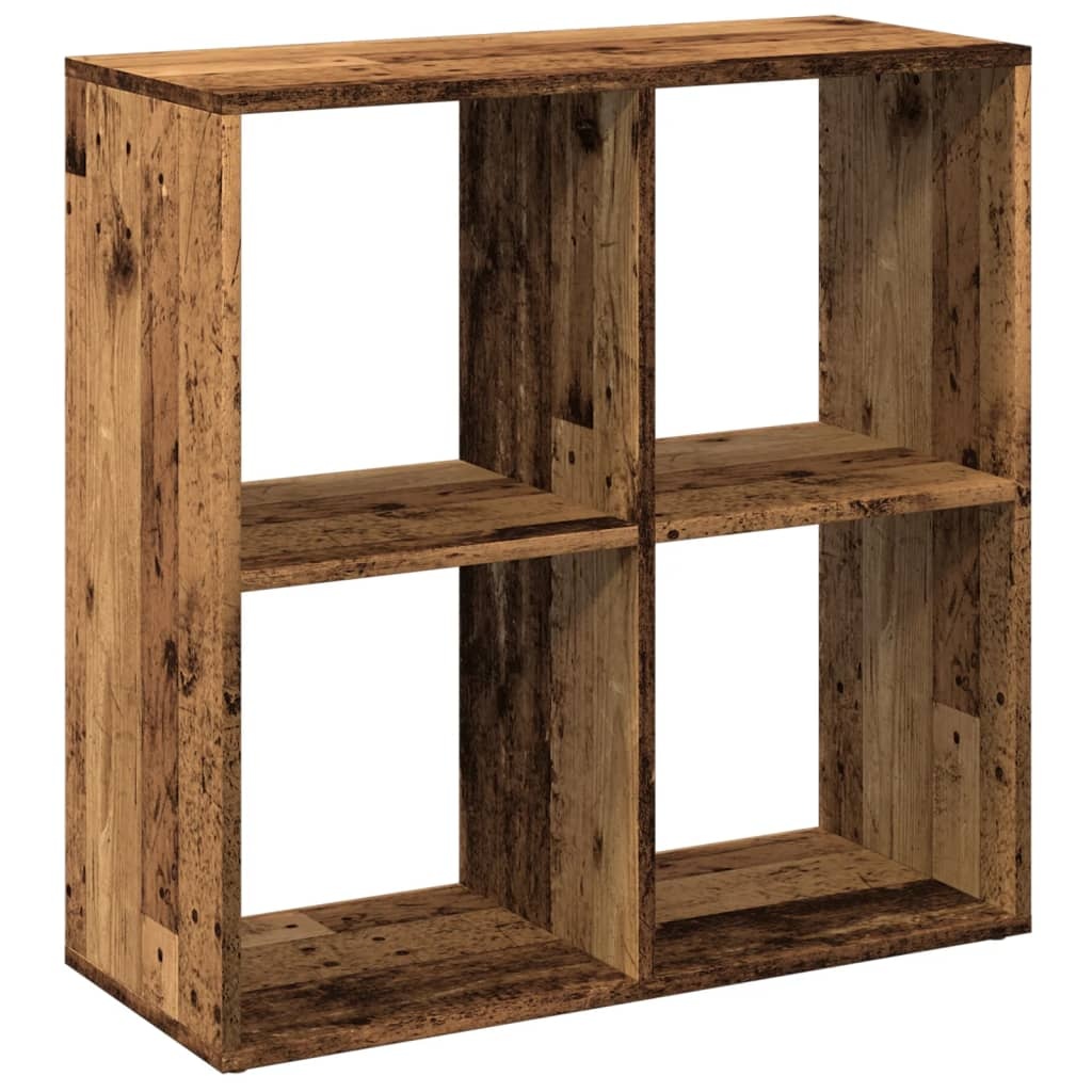 VidaXL Kamerscherm / boekenkast 69,5x29x69,5 cm hout oud houtkleur
