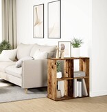 VidaXL Kamerscherm / boekenkast 69,5x29x69,5 cm hout oud houtkleur