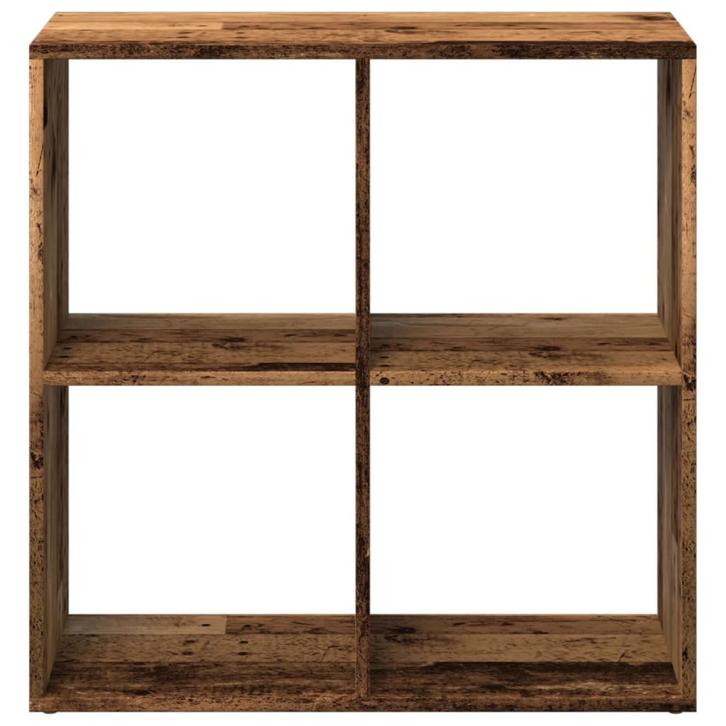 VidaXL Kamerscherm / boekenkast 69,5x29x69,5 cm hout oud houtkleur