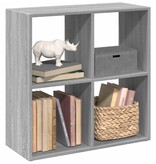 VidaXL Kamerscherm / boekenkast 69,5x29x69,5 cm hout grijs sonoma