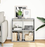 VidaXL Kamerscherm / boekenkast 69,5x29x69,5 cm hout grijs sonoma