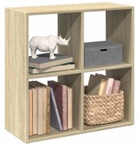 VidaXL Kamerscherm / boekenkast 69,5x29x69,5 cm hout sonoma eikenkleur