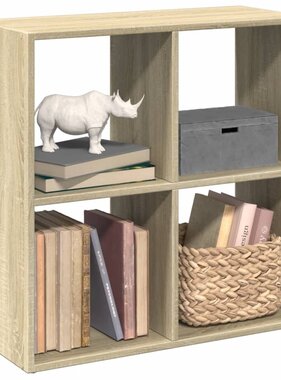 VidaXL Kamerscherm / boekenkast 69,5x29x69,5 cm hout sonoma eikenkleur