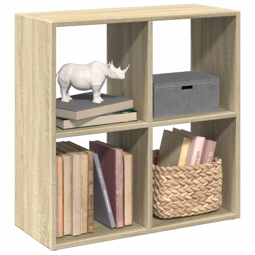 VidaXL Kamerscherm / boekenkast 69,5x29x69,5 cm hout sonoma eikenkleur