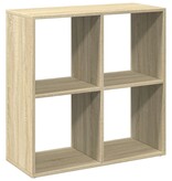 VidaXL Kamerscherm / boekenkast 69,5x29x69,5 cm hout sonoma eikenkleur