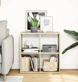 VidaXL Kamerscherm / boekenkast 69,5x29x69,5 cm hout sonoma eikenkleur