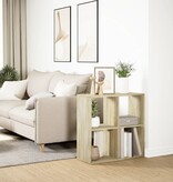 VidaXL Kamerscherm / boekenkast 69,5x29x69,5 cm hout sonoma eikenkleur