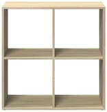 VidaXL Kamerscherm / boekenkast 69,5x29x69,5 cm hout sonoma eikenkleur