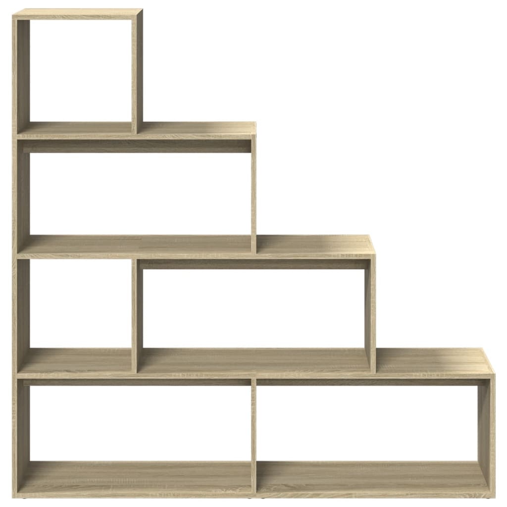 VidaXL Kamerscherm / boekenkast 143,5x29x143,5 cm hout sonoma eiken