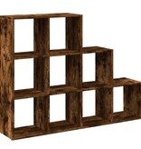 VidaXL Kamerscherm / boekenkast 137,5x29x103,5 cm hout gerookt eiken