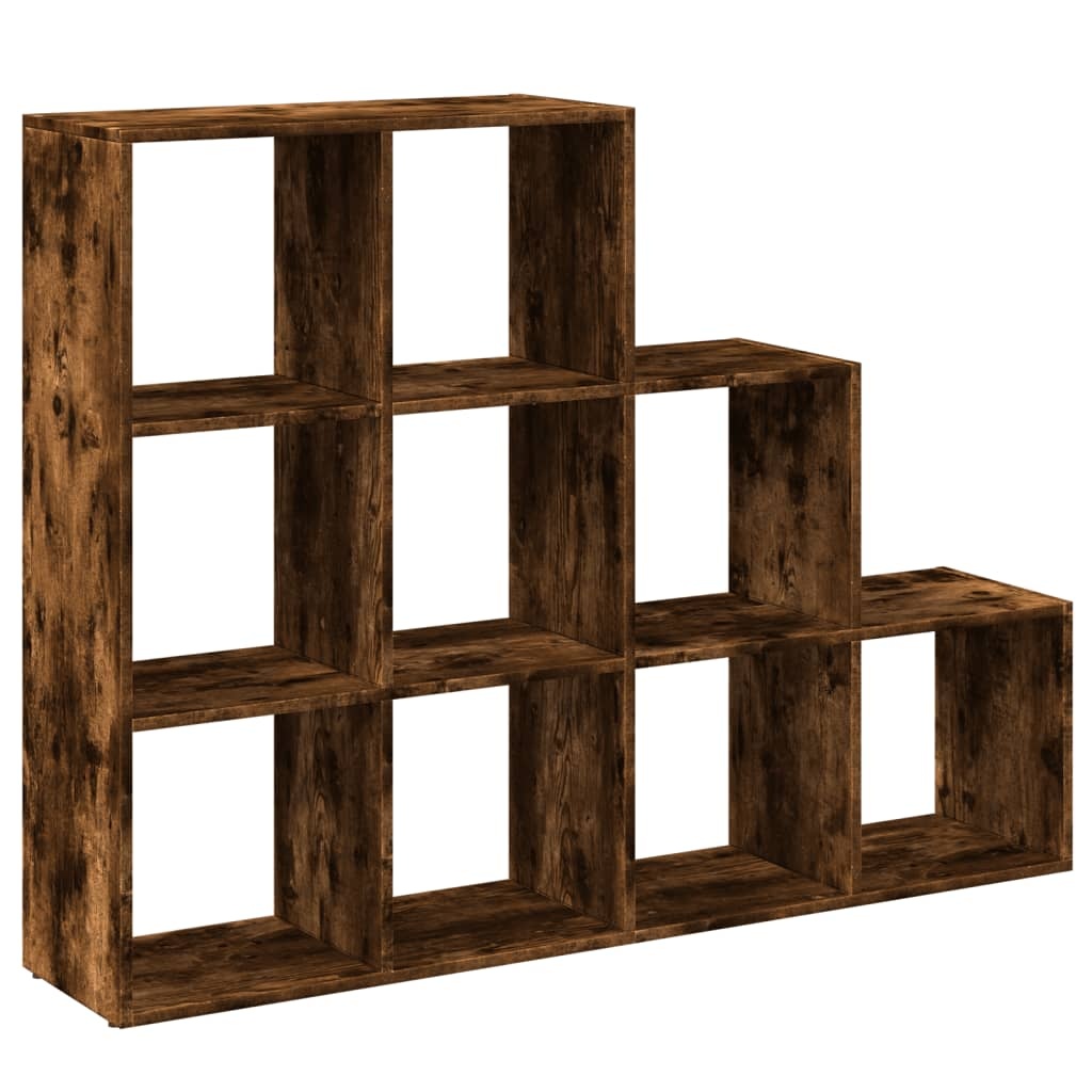 VidaXL Kamerscherm / boekenkast 137,5x29x103,5 cm hout gerookt eiken