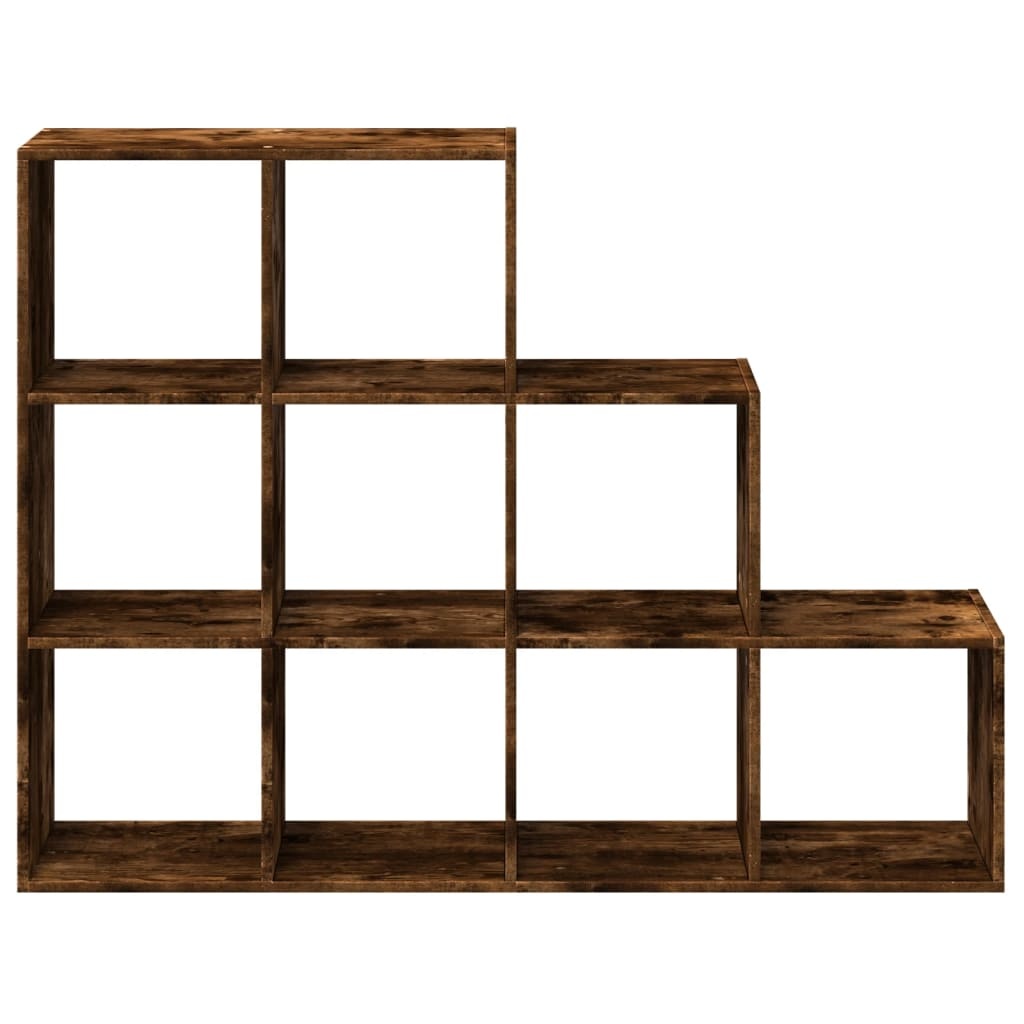 VidaXL Kamerscherm / boekenkast 137,5x29x103,5 cm hout gerookt eiken