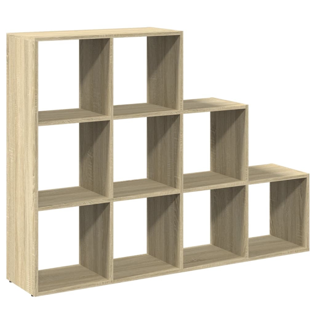 VidaXL Kamerscherm / boekenkast 137,5x29x103,5 cm hout sonoma eiken