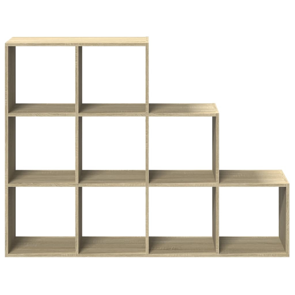 VidaXL Kamerscherm / boekenkast 137,5x29x103,5 cm hout sonoma eiken