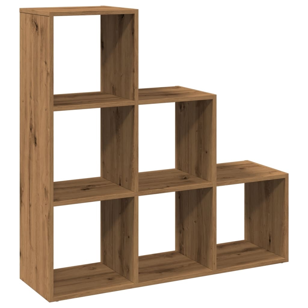 VidaXL Kamerscherm / boekenkast 3-laags 99x29x99 cm hout artisanaal