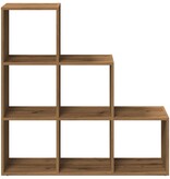 VidaXL Kamerscherm / boekenkast 3-laags 99x29x99 cm hout artisanaal