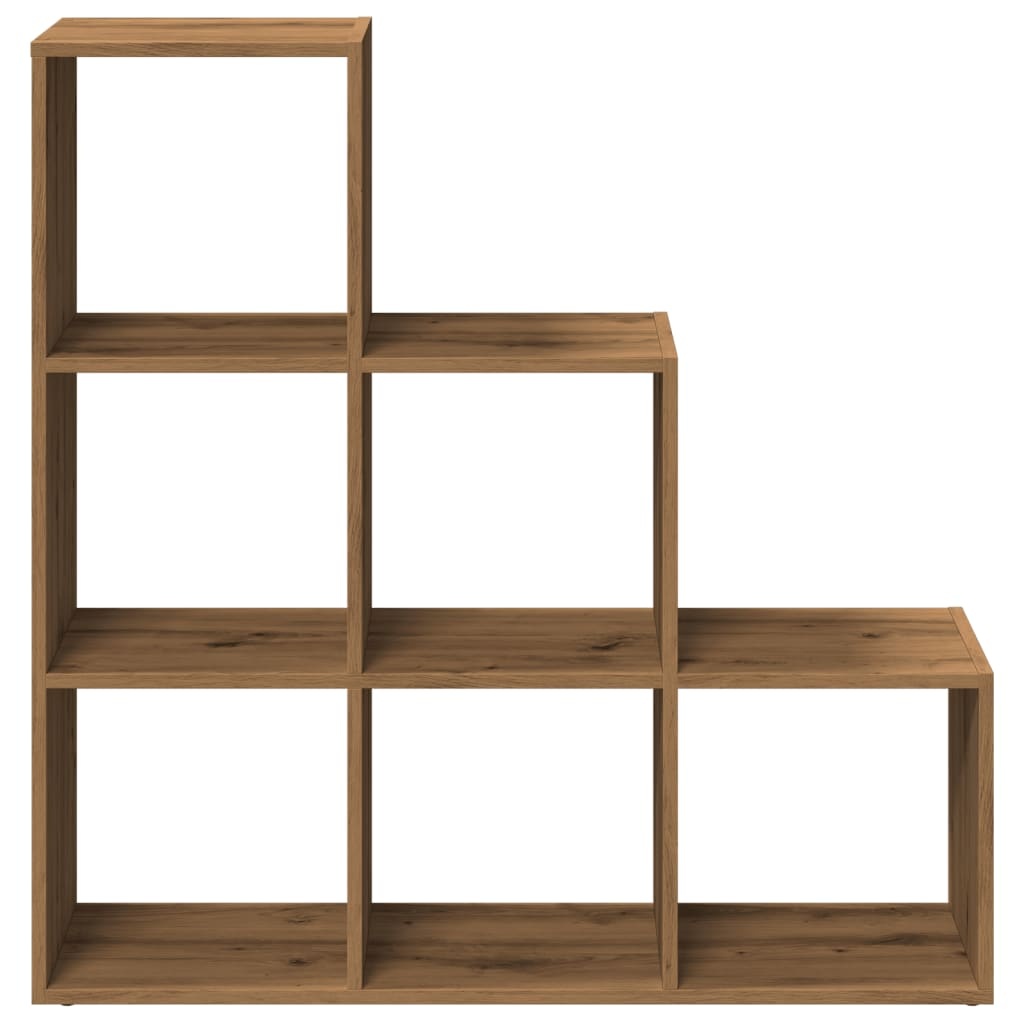 VidaXL Kamerscherm / boekenkast 3-laags 99x29x99 cm hout artisanaal