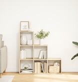 VidaXL Kamerscherm / boekenkast 3-laags 99x29x99 cm hout sonoma eiken