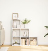 VidaXL Kamerscherm / boekenkast 3-laags 99x29x99 cm bewerkt hout wit