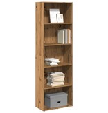 VidaXL Boekenkast 60x30x189 cm bewerkt hout artisanaal eikenkleurig