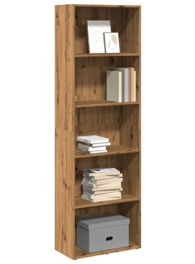 VidaXL Boekenkast 60x30x189 cm bewerkt hout artisanaal eikenkleurig