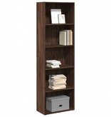 VidaXL Boekenkast 60x30x189 cm bewerkt hout bruin eikenkleurig