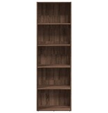 VidaXL Boekenkast 60x30x189 cm bewerkt hout bruin eikenkleurig