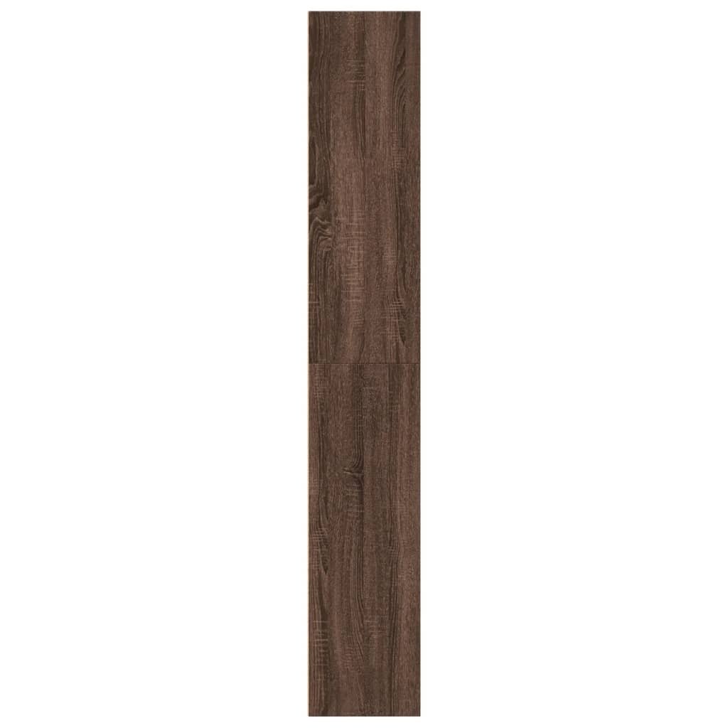 VidaXL Boekenkast 60x30x189 cm bewerkt hout bruin eikenkleurig