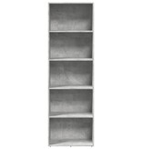 VidaXL Boekenkast 60x30x189 cm bewerkt hout betongrijs
