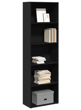VidaXL Boekenkast 60x30x189 cm bewerkt hout zwart
