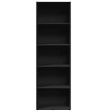 VidaXL Boekenkast 60x30x189 cm bewerkt hout zwart