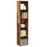 VidaXL Boekenkast 40x30x189 cm bewerkt hout oud houtkleurig