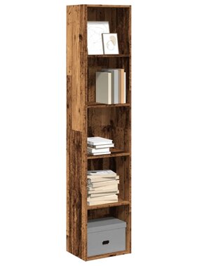VidaXL Boekenkast 40x30x189 cm bewerkt hout oud houtkleurig