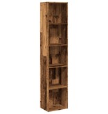 VidaXL Boekenkast 40x30x189 cm bewerkt hout oud houtkleurig