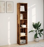 VidaXL Boekenkast 40x30x189 cm bewerkt hout oud houtkleurig