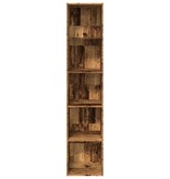 VidaXL Boekenkast 40x30x189 cm bewerkt hout oud houtkleurig