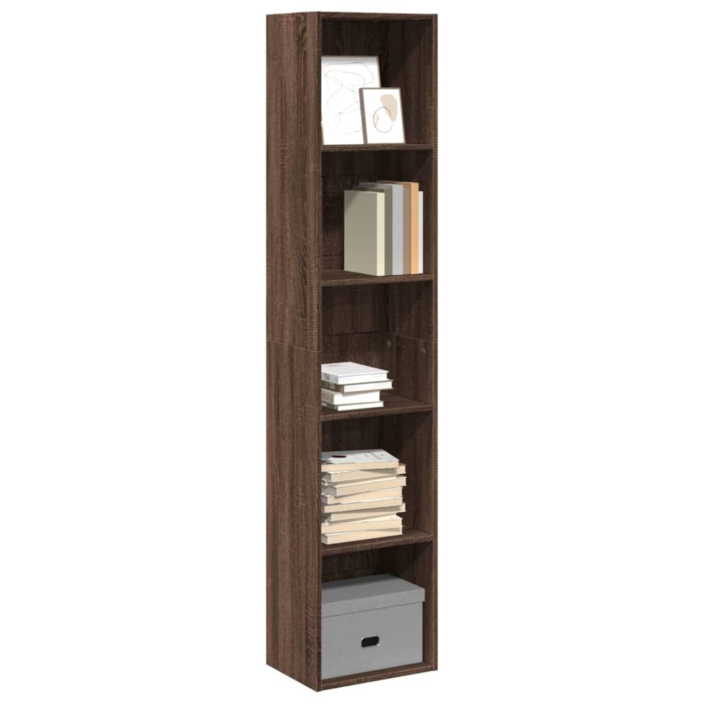 VidaXL Boekenkast 40x30x189 cm bewerkt hout bruin eikenkleurig