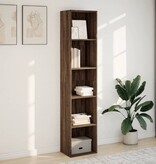 VidaXL Boekenkast 40x30x189 cm bewerkt hout bruin eikenkleurig
