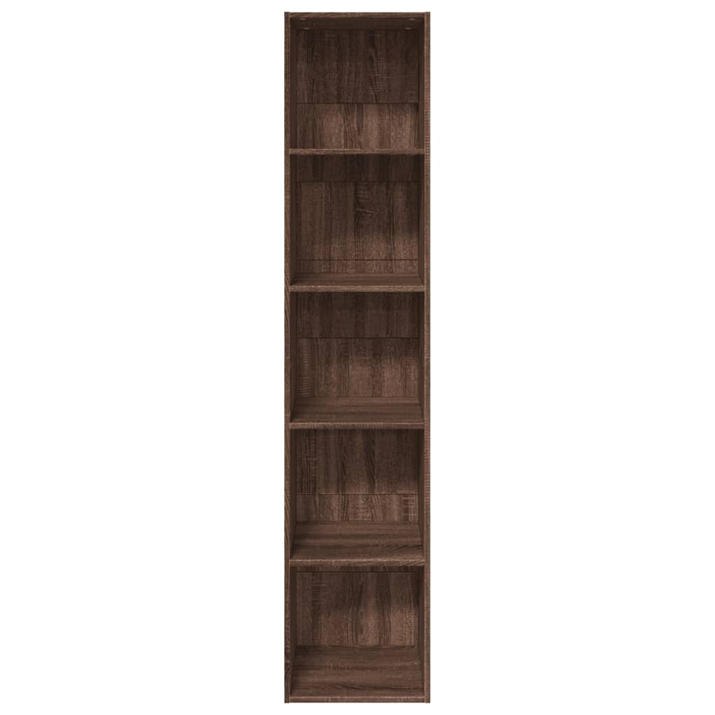 VidaXL Boekenkast 40x30x189 cm bewerkt hout bruin eikenkleurig