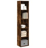 VidaXL Boekenkast 40x30x189 cm bewerkt hout gerookt eikenkleurig