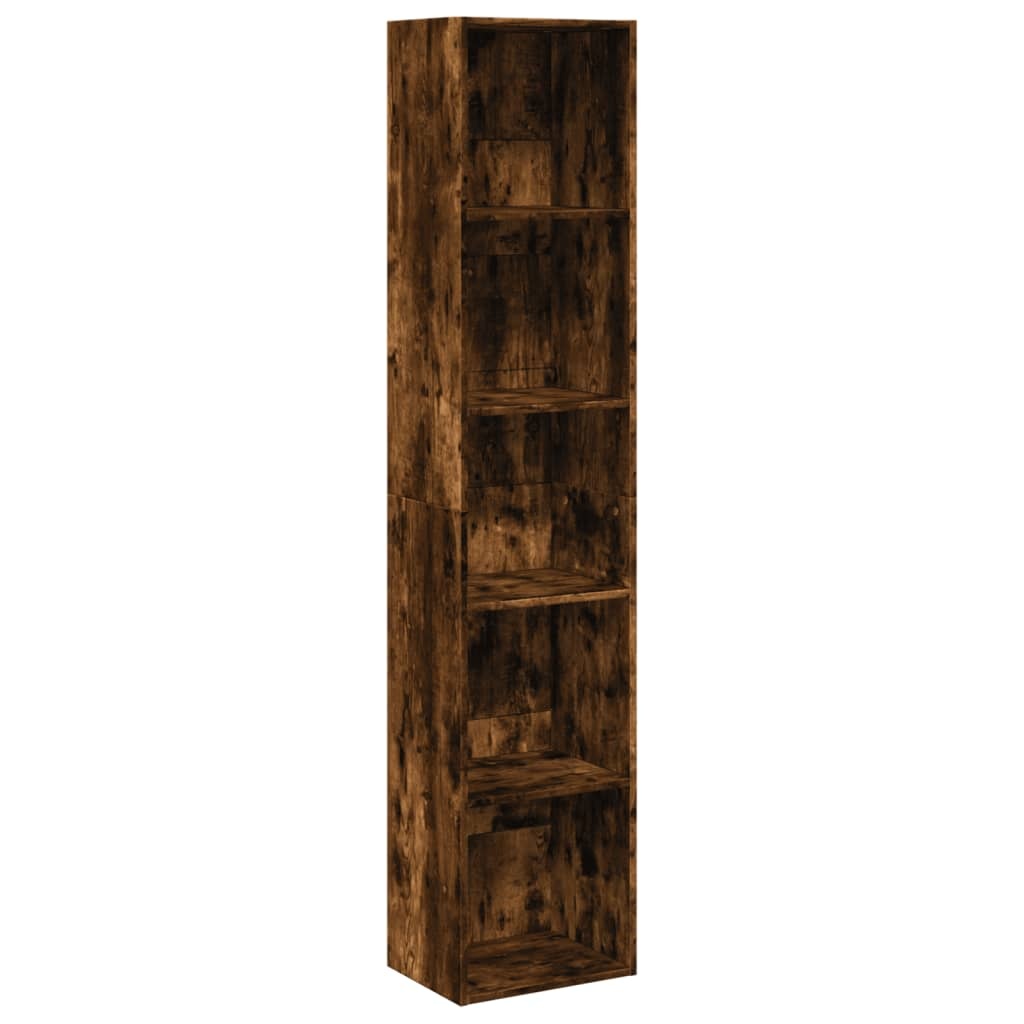 VidaXL Boekenkast 40x30x189 cm bewerkt hout gerookt eikenkleurig