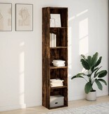 VidaXL Boekenkast 40x30x189 cm bewerkt hout gerookt eikenkleurig