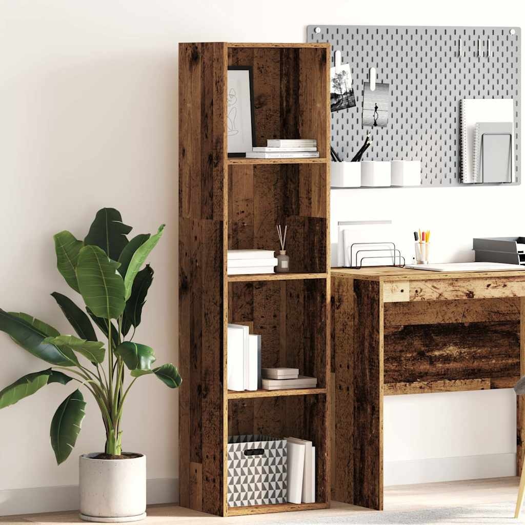 VidaXL Boekenkast 40x30x152 cm bewerkt hout oud houtkleurig