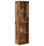 VidaXL Boekenkast 40x30x152 cm bewerkt hout oud houtkleurig