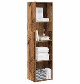 VidaXL Boekenkast 40x30x152 cm bewerkt hout oud houtkleurig