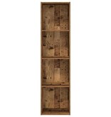 VidaXL Boekenkast 40x30x152 cm bewerkt hout oud houtkleurig