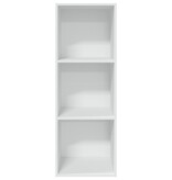 VidaXL Boekenkast 40x30x114 cm bewerkt hout wit